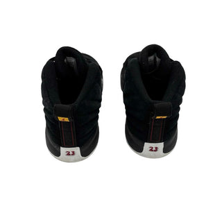 Nike Jordan 12 Retro Reverse Taxi black suede, 10 little kid