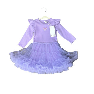 Hux sample rib frill dress, 1y