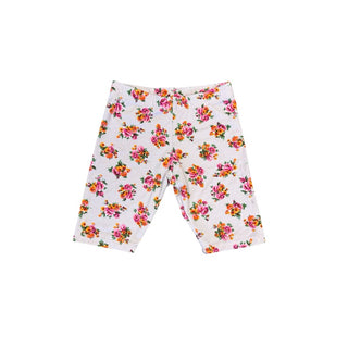 Les Tout Petits Pink with Flowers Biker Shorts, 6 years