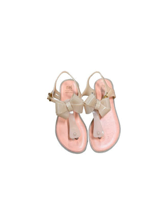 Mini Melissa pink sandals, 3 big kid