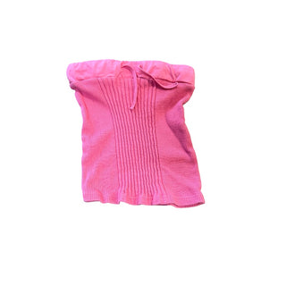Pink ribbed cotton tube top , 6 years
