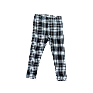 Mango Black and White Checkered Leggings, 2-3 years