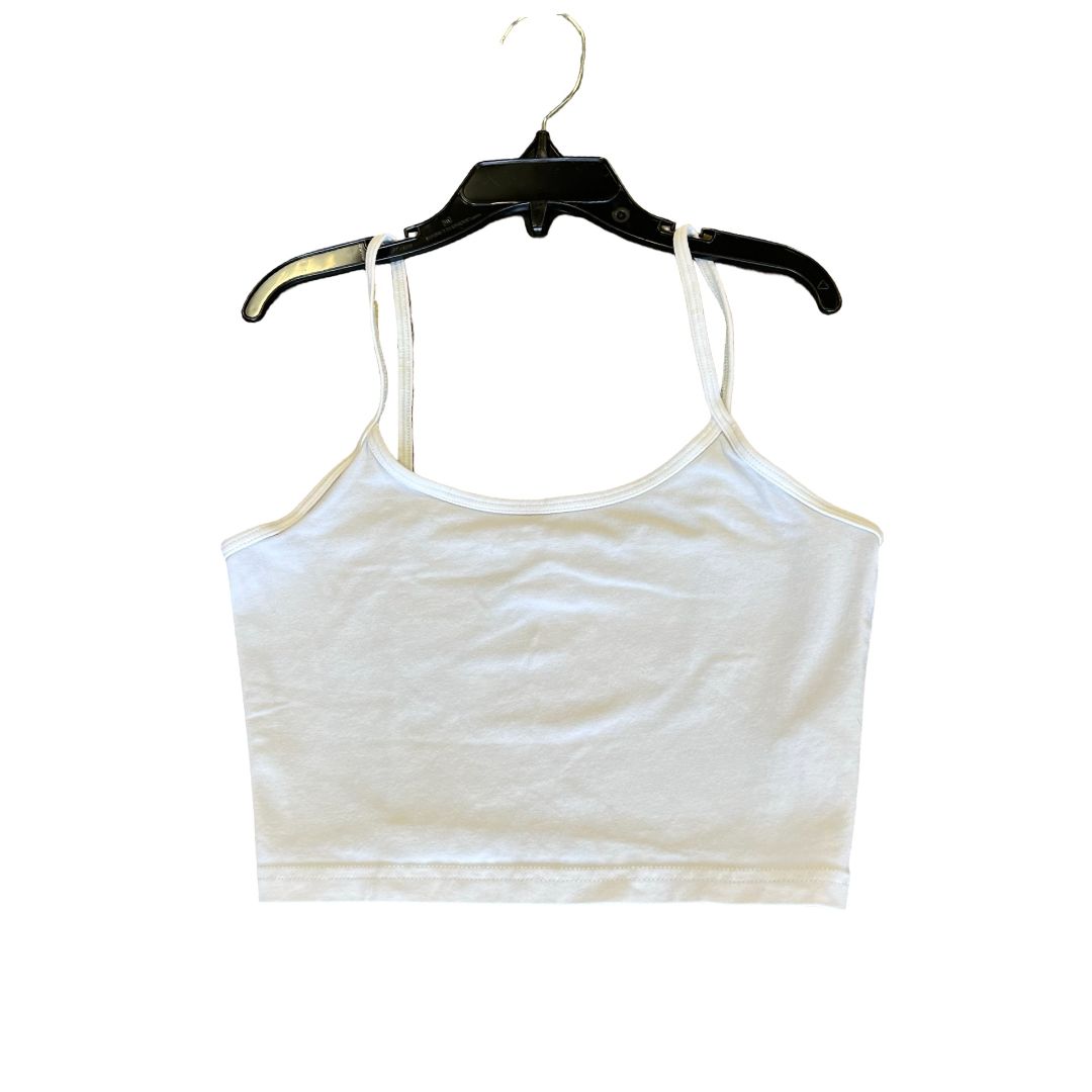 Tna white cotton bralette, xs