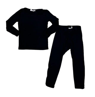 Kyte Baby Black Longsleeve and Legging Sleep Set, 3 years