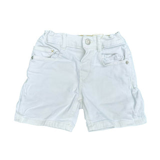 Zara white jean shorts, 12-18 months