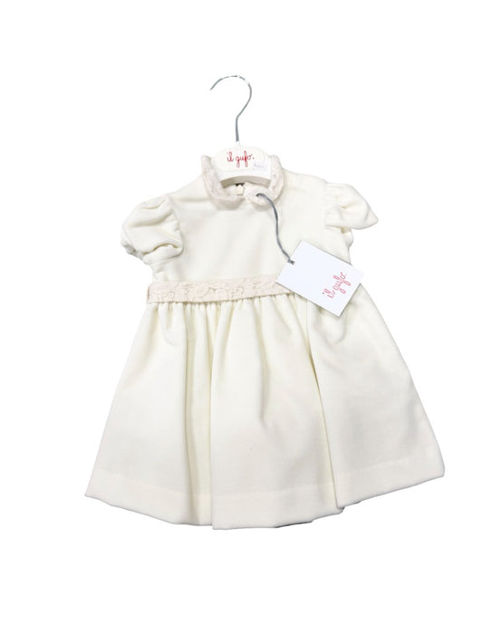 I’ll Gufo White velour dress brand new with tags, 6 months