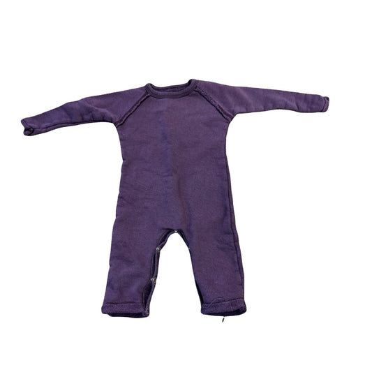 Mini Mioche Aubergine play suit, 0-3 months