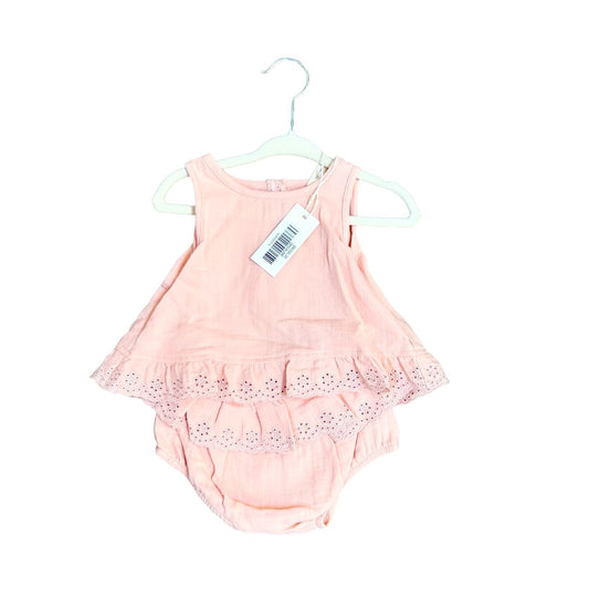 Quincy Mae Ruffled tulip top new with tags, 3-6 months