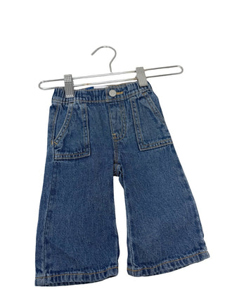 Old navy Denim flare pants, 3-6 months