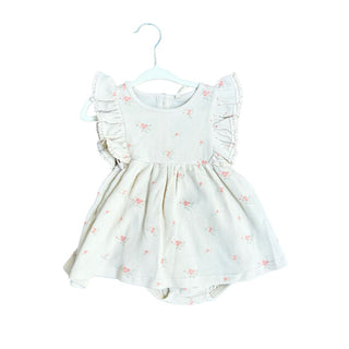 Quincy Mae Daisy dress new with tags, 3-6 momths