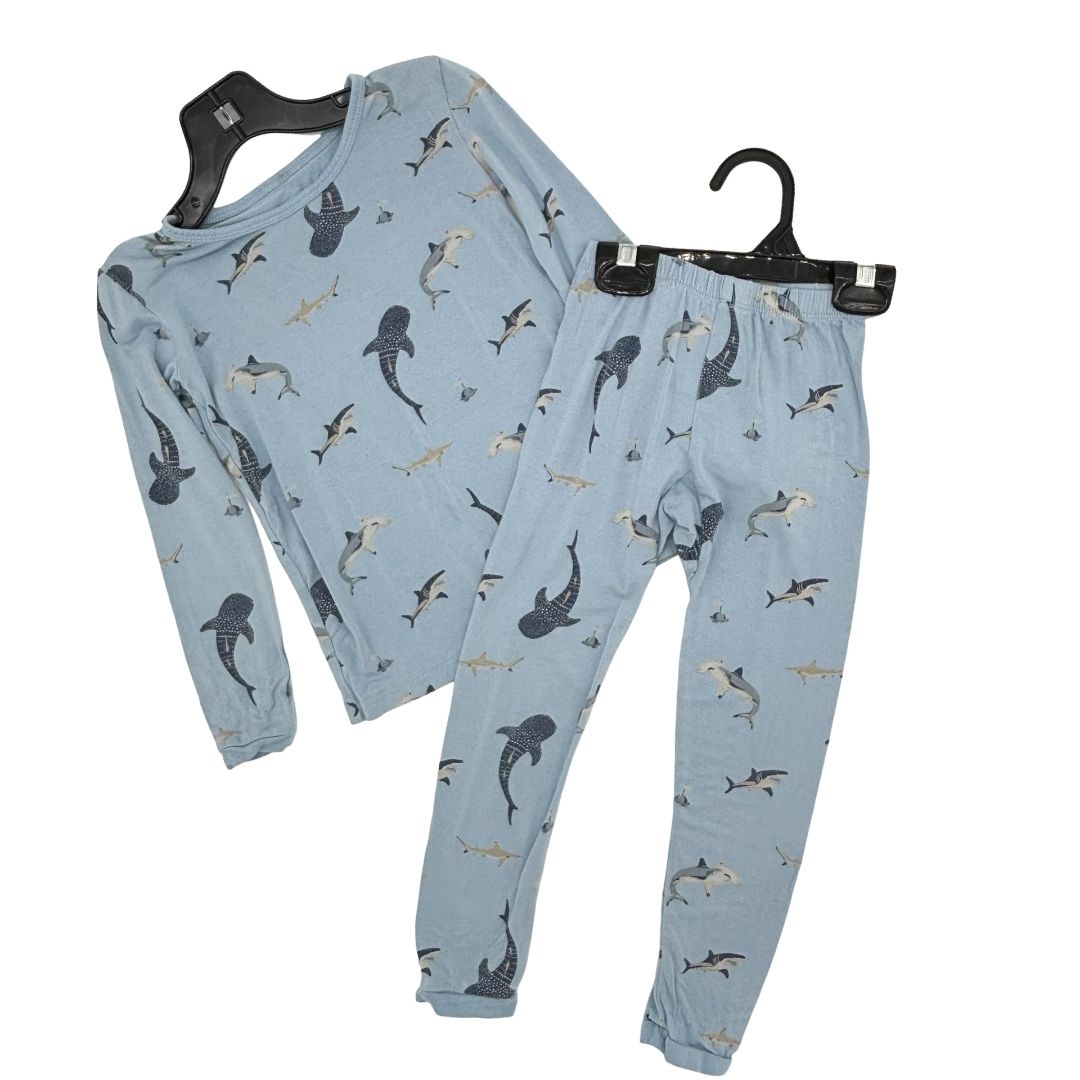 Kyte blue shark pajamas , 4 years