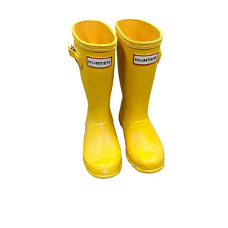 Hunter Yellow rainboots, 11/12 kittle kid