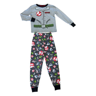 NTD Apparel Ghost Buster Themed Pyjama Set, 7-8 years