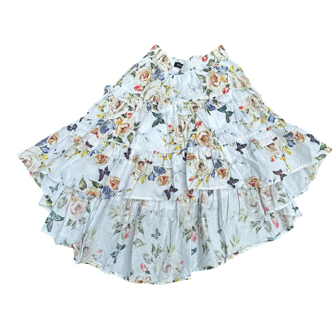 Monnalisa floral skirt, 8-9 years