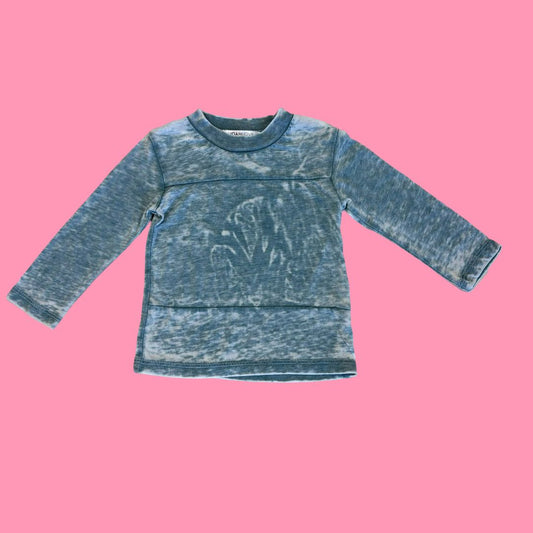 Joah Love blue long sleeve, 6-12 months