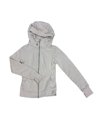 Lululemon White Lululemon hooded zip up sweatshirt, 2