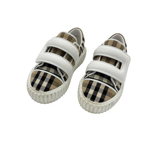 Burberry Low-Top Check Sneakers, euro 26 little kid