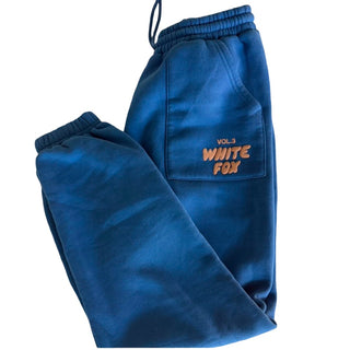 White Fox Blue sweatpants