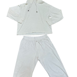 Cream Donni Cream Terry sweater and sweatpant set, Women’s medium