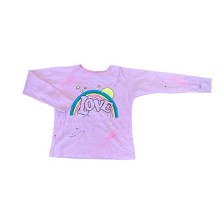 Firehouse Love Long Sleeve with Splatter Paint Design, small