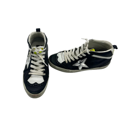 Golden goose leather distressed accent Sneakers, womens Eu 37