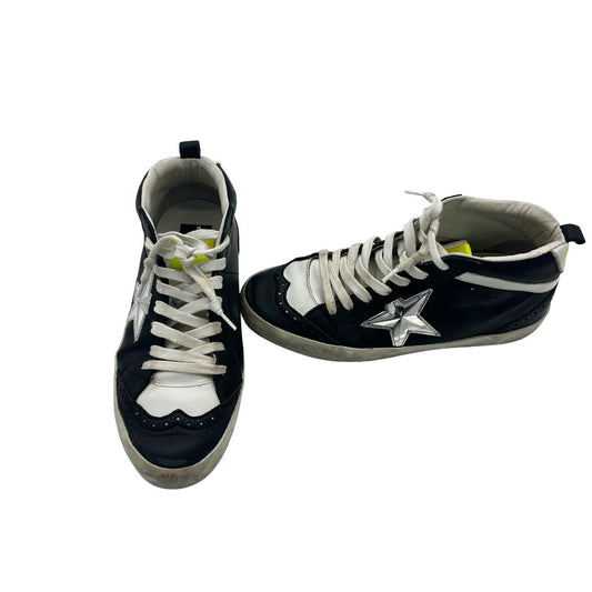 Golden goose leather distressed accent Sneakers, womens Eu 37