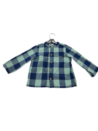 Bonton Plaid shirt, 2 years