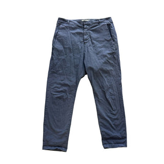 Nili Lotan Navy Blue Slouchy Paris Drop-Crotch Pants, 2