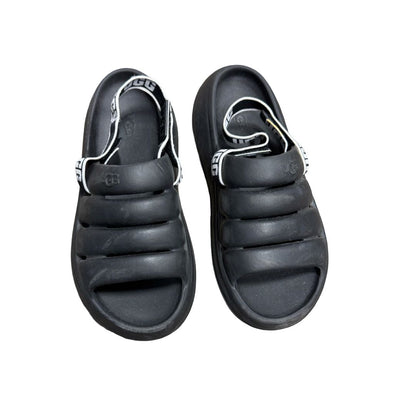 Ugg Black Puffy Sandal, 5 big kid