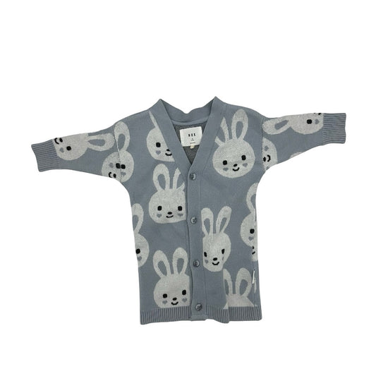 Hux Bunny cardigan, 6-12 months