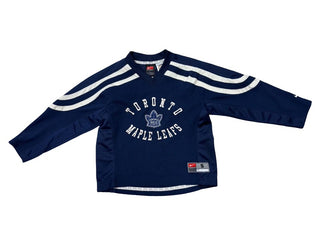 Nike Navy and White Maple Leafs Sweater , 5 years