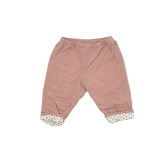 Bonton Pink Pants with Star Lining, 18 months