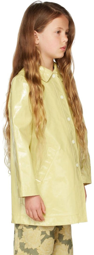 Bonpoint High Shine Acid Yellow Abella Coat, 10 years