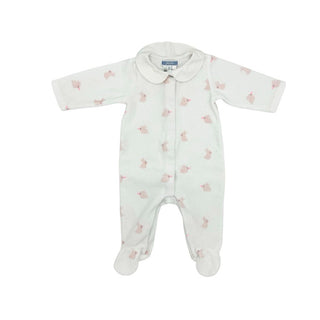 Jacadi pink bunny sleeeper, 3 months
