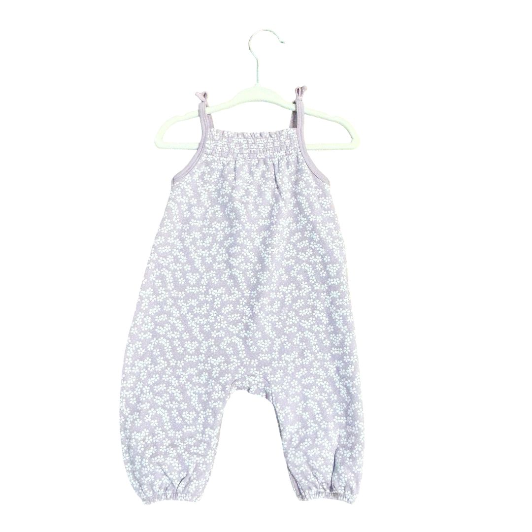 Quincy Mae Smocked jumpsuit new with tags, 3-6 months