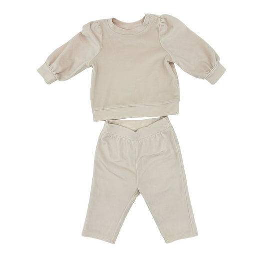Nordstrom velour sweater and sweatpant jogger set, 6 months