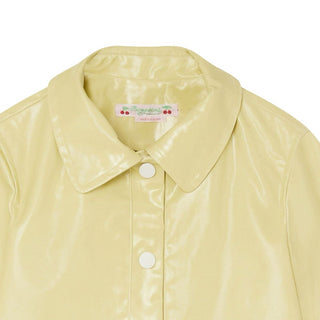 Bonpoint High Shine Acid Yellow Abella Coat, 10 years