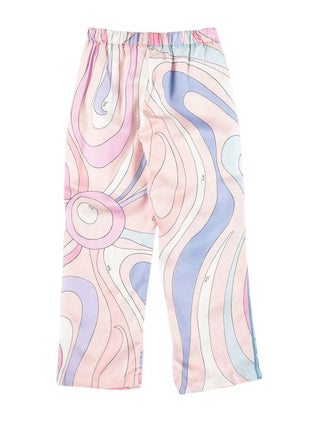 Emilio Pucci Pants in Viscosa Stampa Astratta , 8 years
