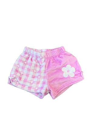 iScream x Theme Pink fleece shorts, 6-8 years