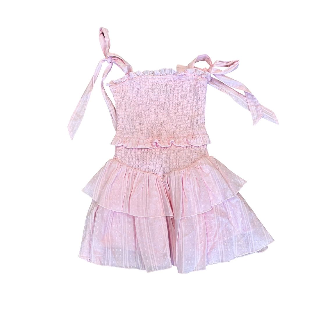 Katie J pink Emerson Solid dress , small