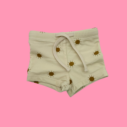 Rylee + Cru Swim shorts, 0-3 months