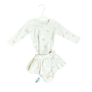 Quincy Mae Waffle long sleeve bodysuit new with tags, 3-6 months