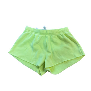 Katie J Neon yellow cotton shorts, Small