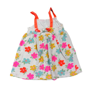 Zara Multi Coloured Floral Print Textured Swing Dress, 5 years