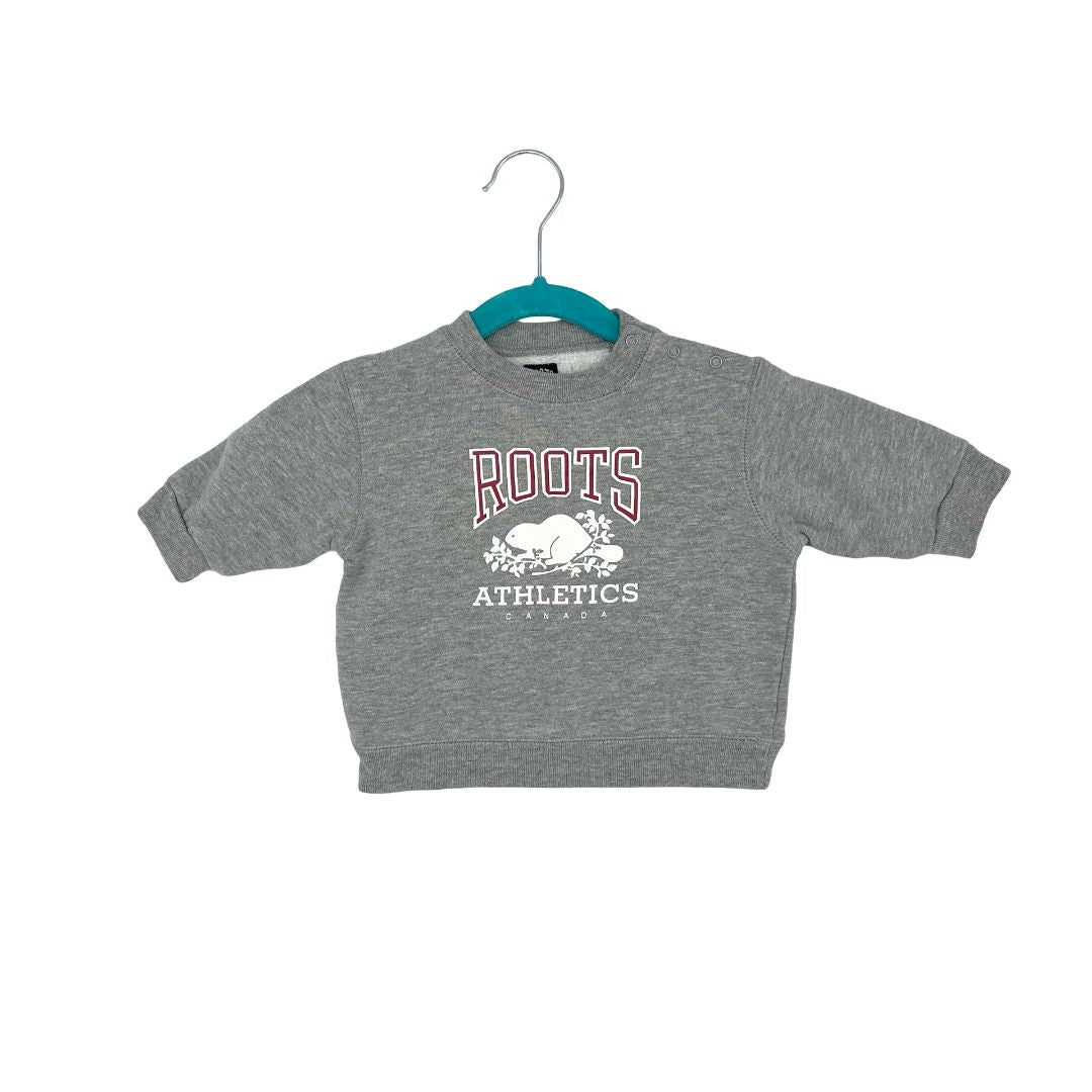 Roots crewneck, 3-6 months