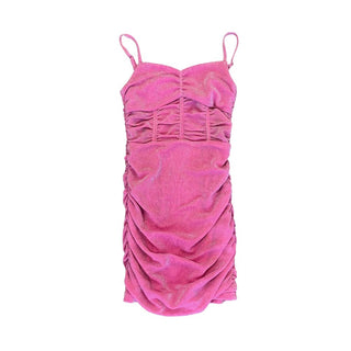 Katie J pink Lola mesh dress, small