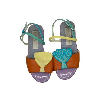 Stella McCartney Seashell colorblock sandals, 10.5 little kid