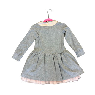 Petti grey w/pink tulle skirt dress, 4 years