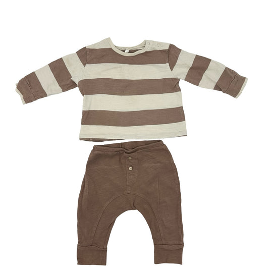 Rylee + Cru long sleeve and pant set, 6-12 months