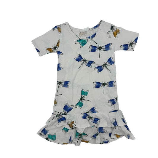 Mini Rodini white dragonflye dress, 10-11 years